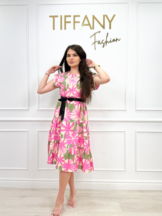 Rochie Leny Roze