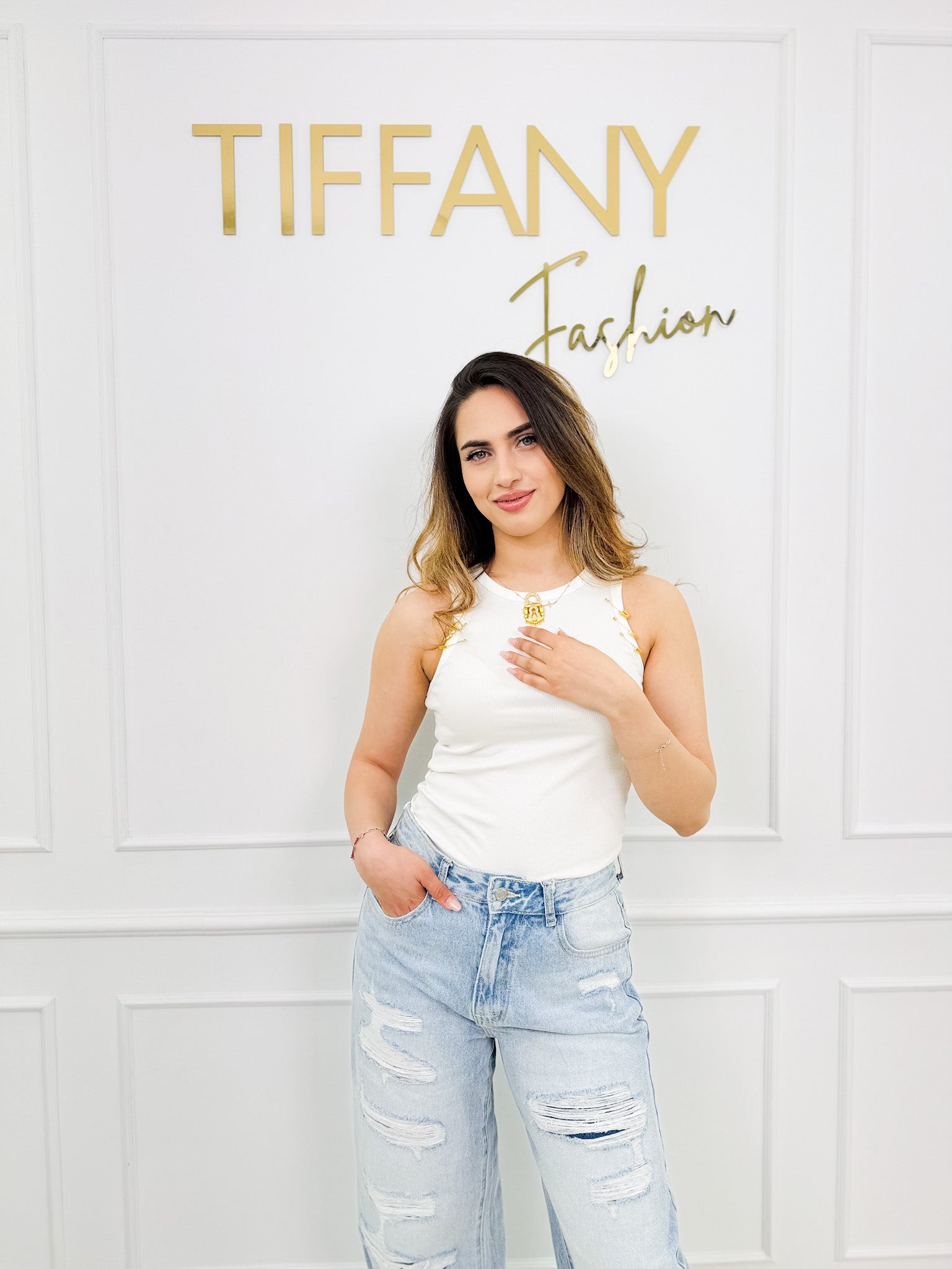 Top Olivi White