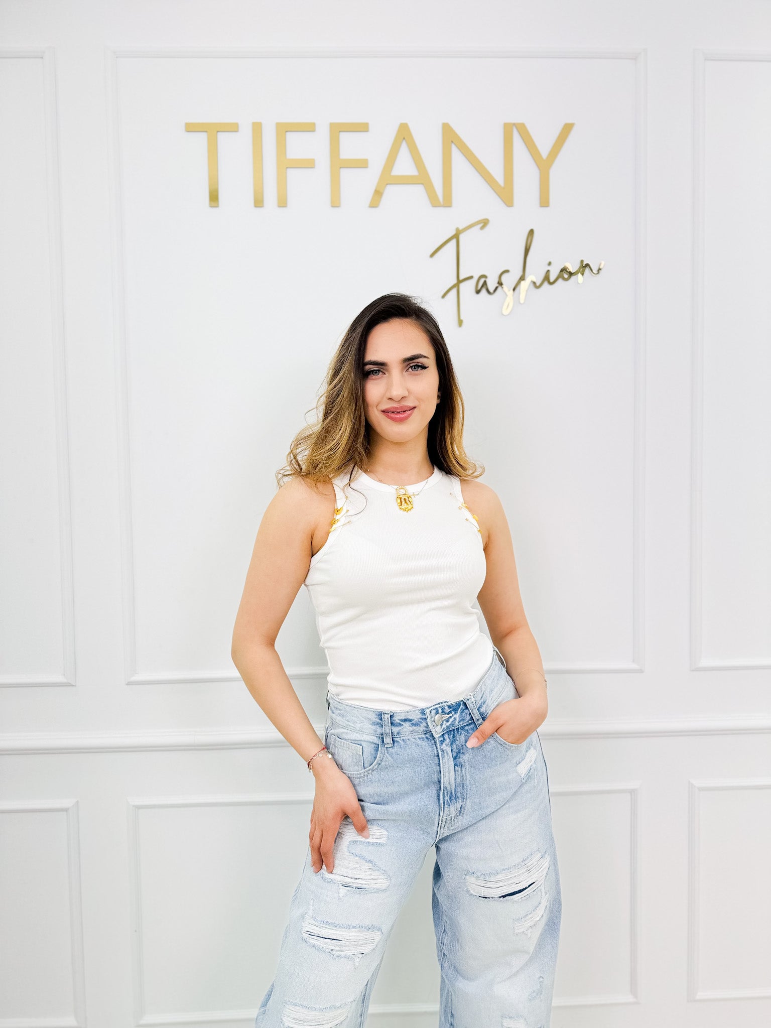 Top Olivi White