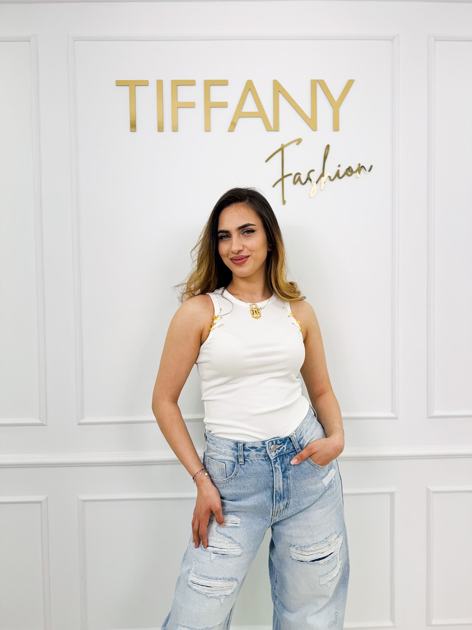 Top Olivi White