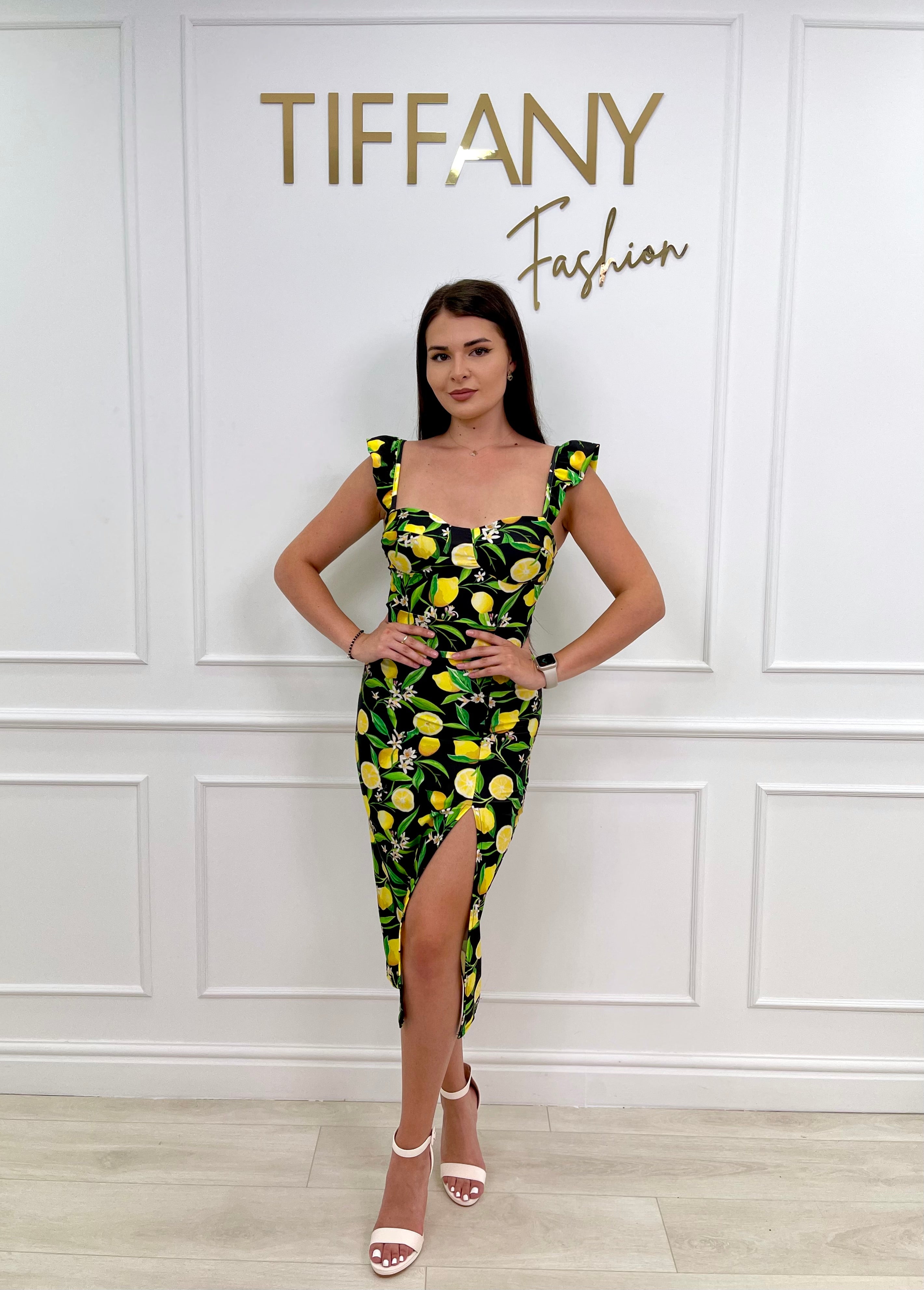 Rochie Adra Lemon Black