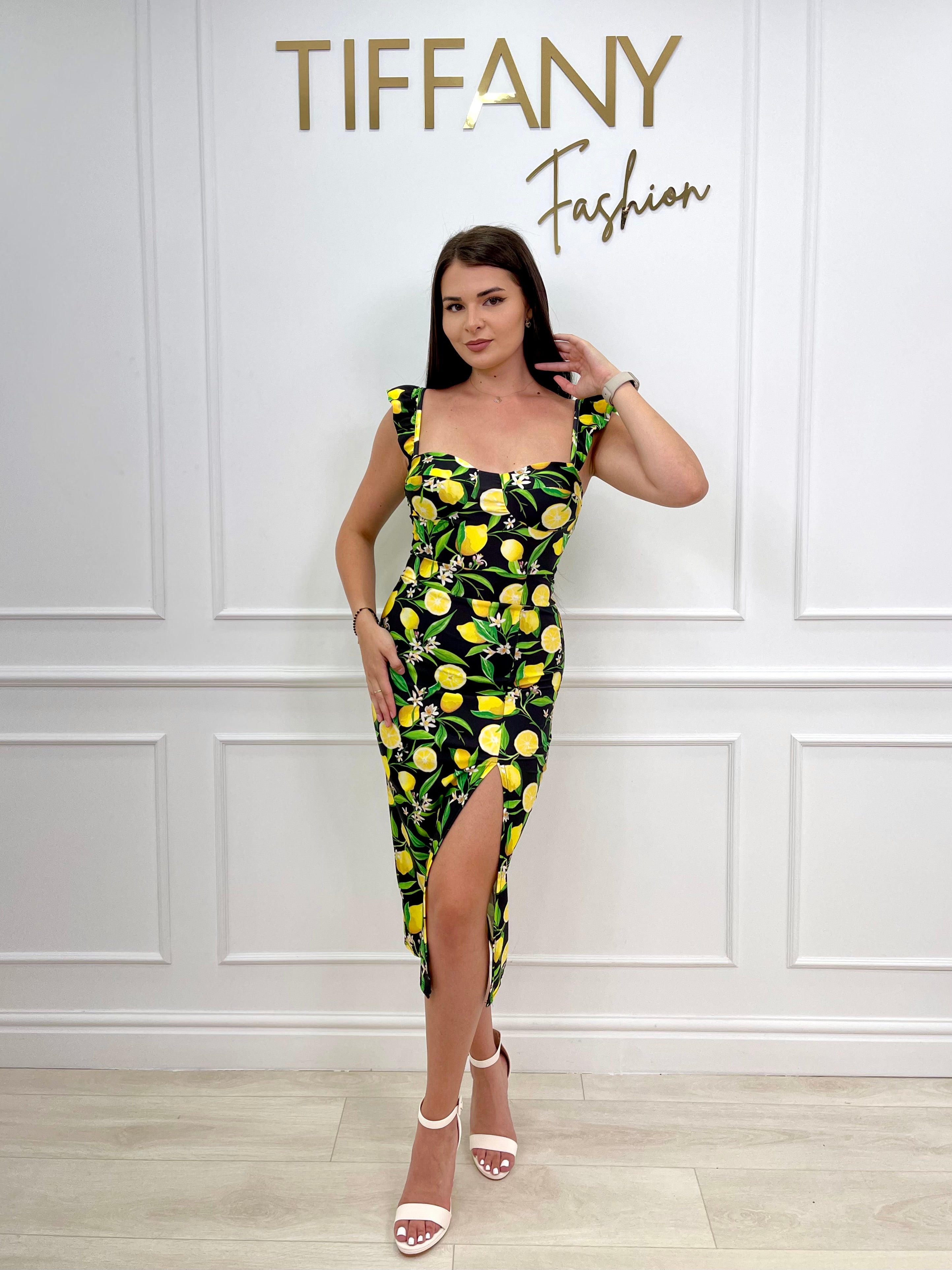 Rochie Adra Lemon Black