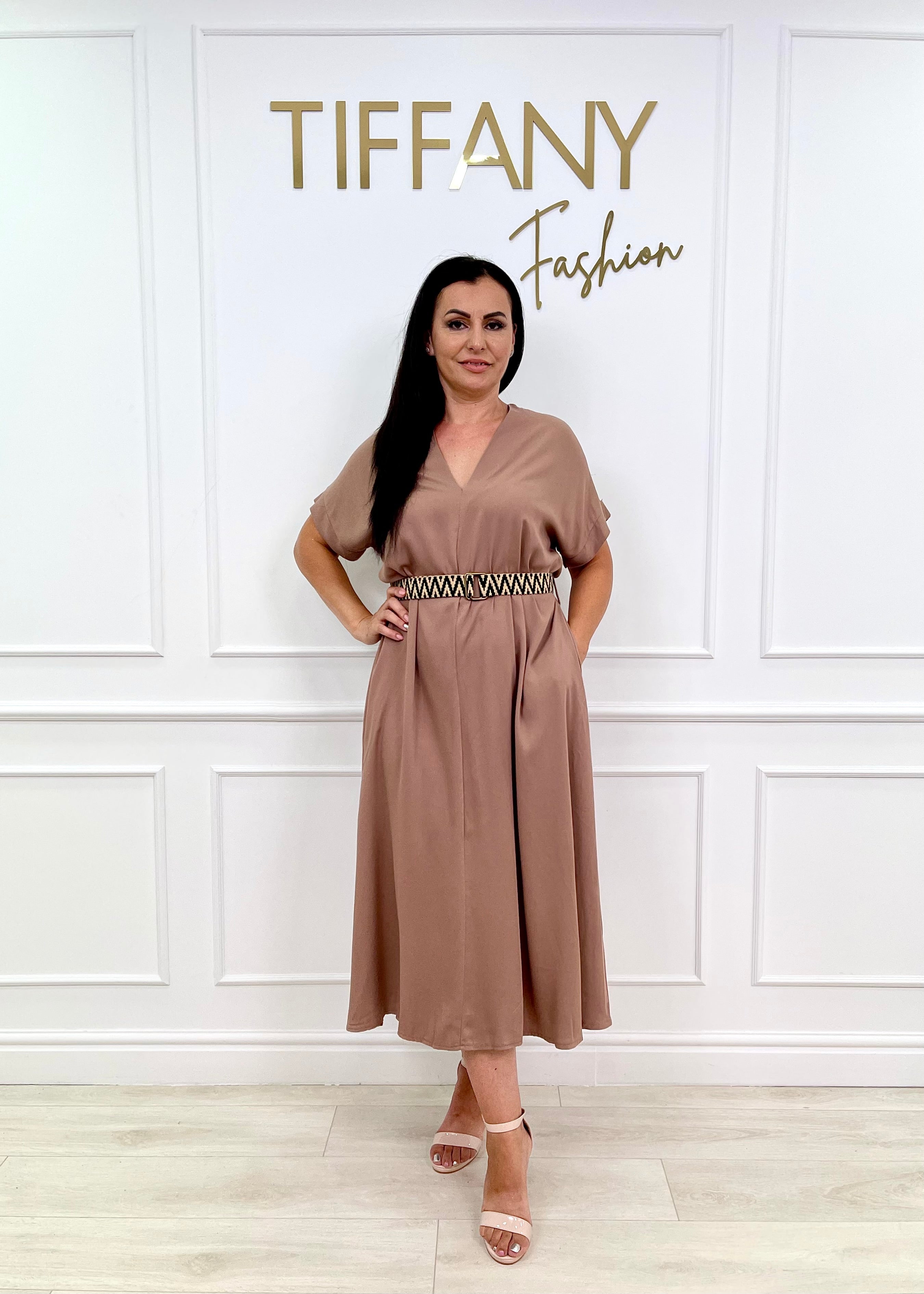 Rochie Agnes Camel