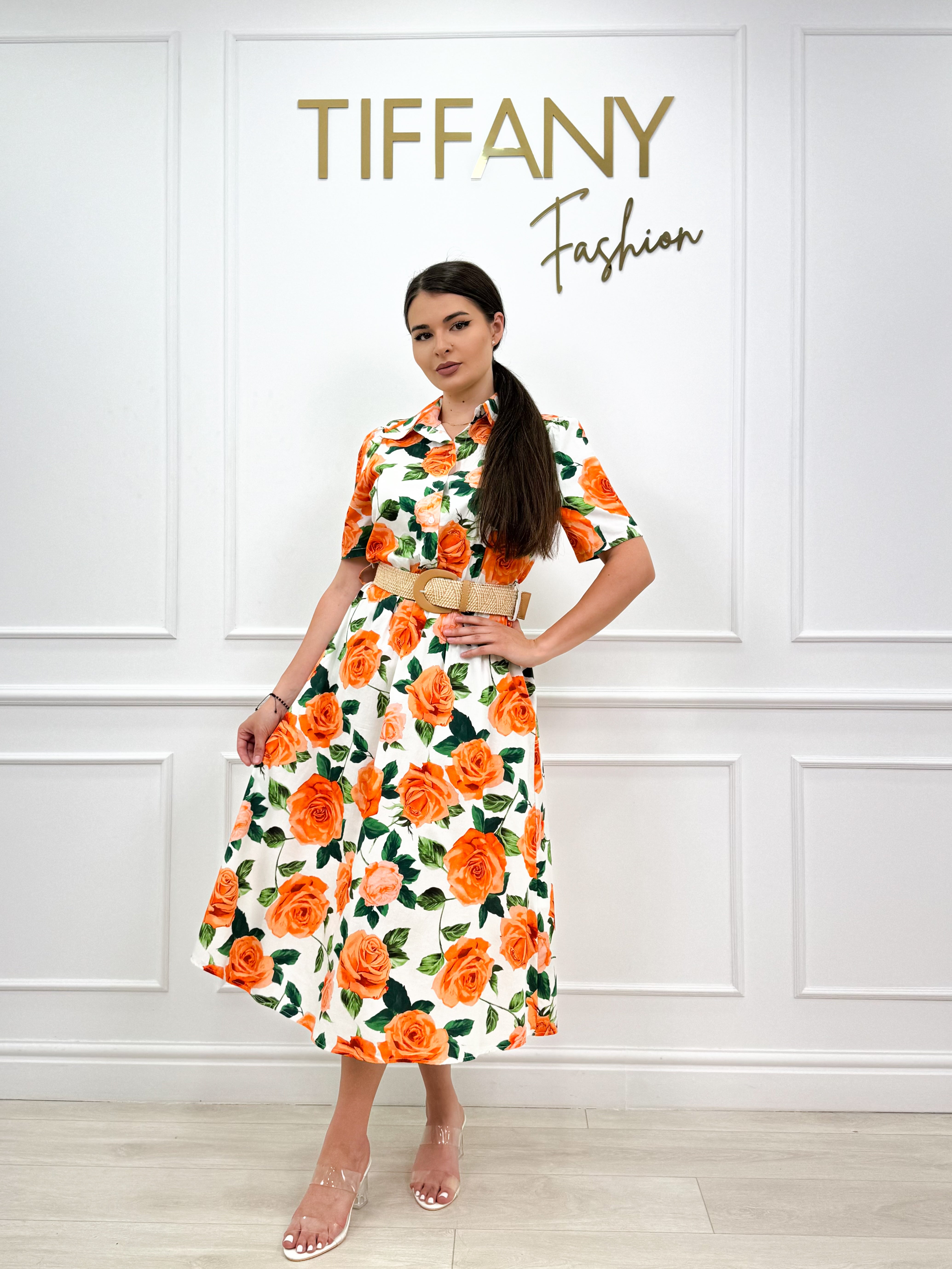 Rochie Rina Orange