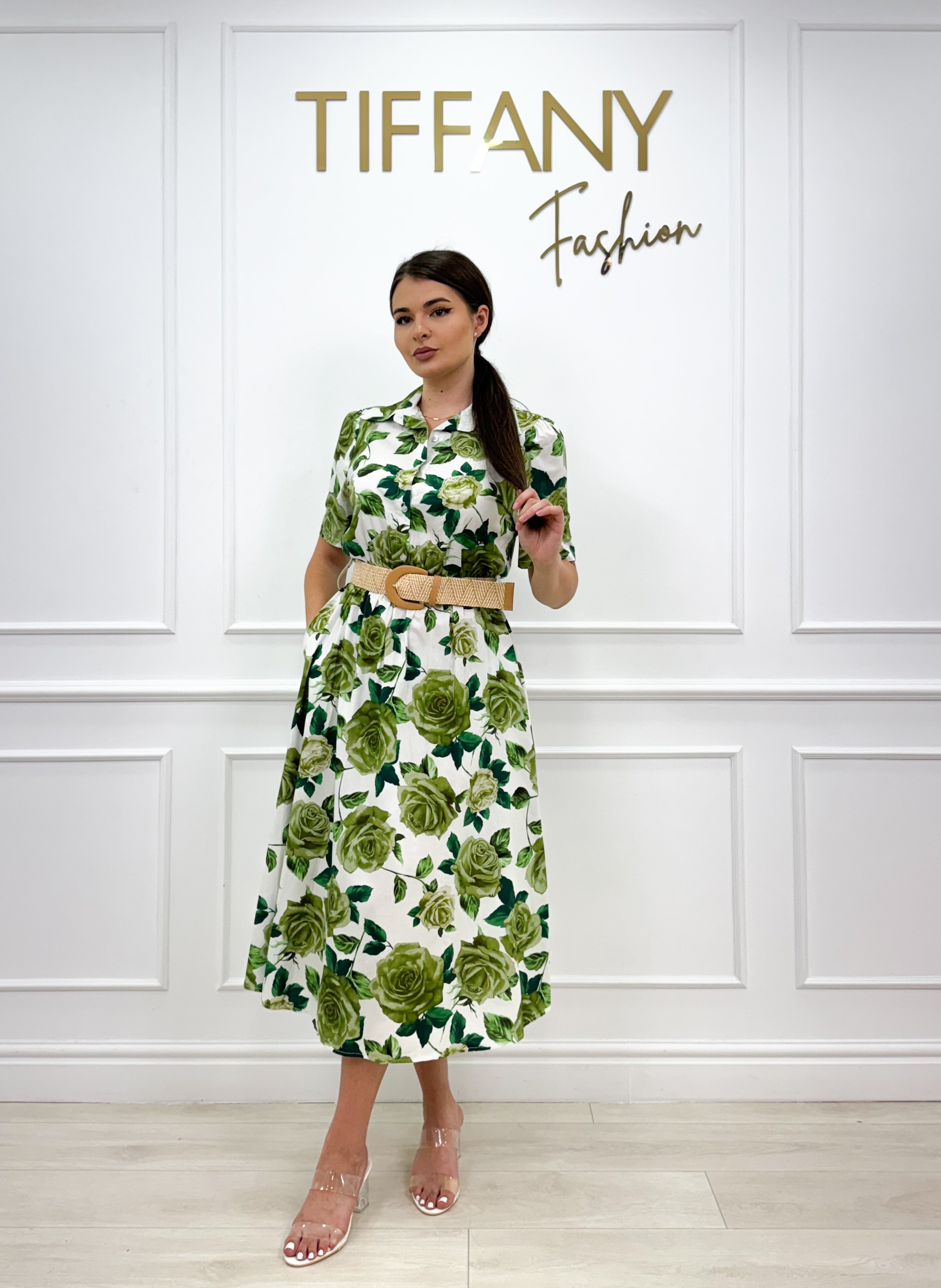 Rochie Rina Green