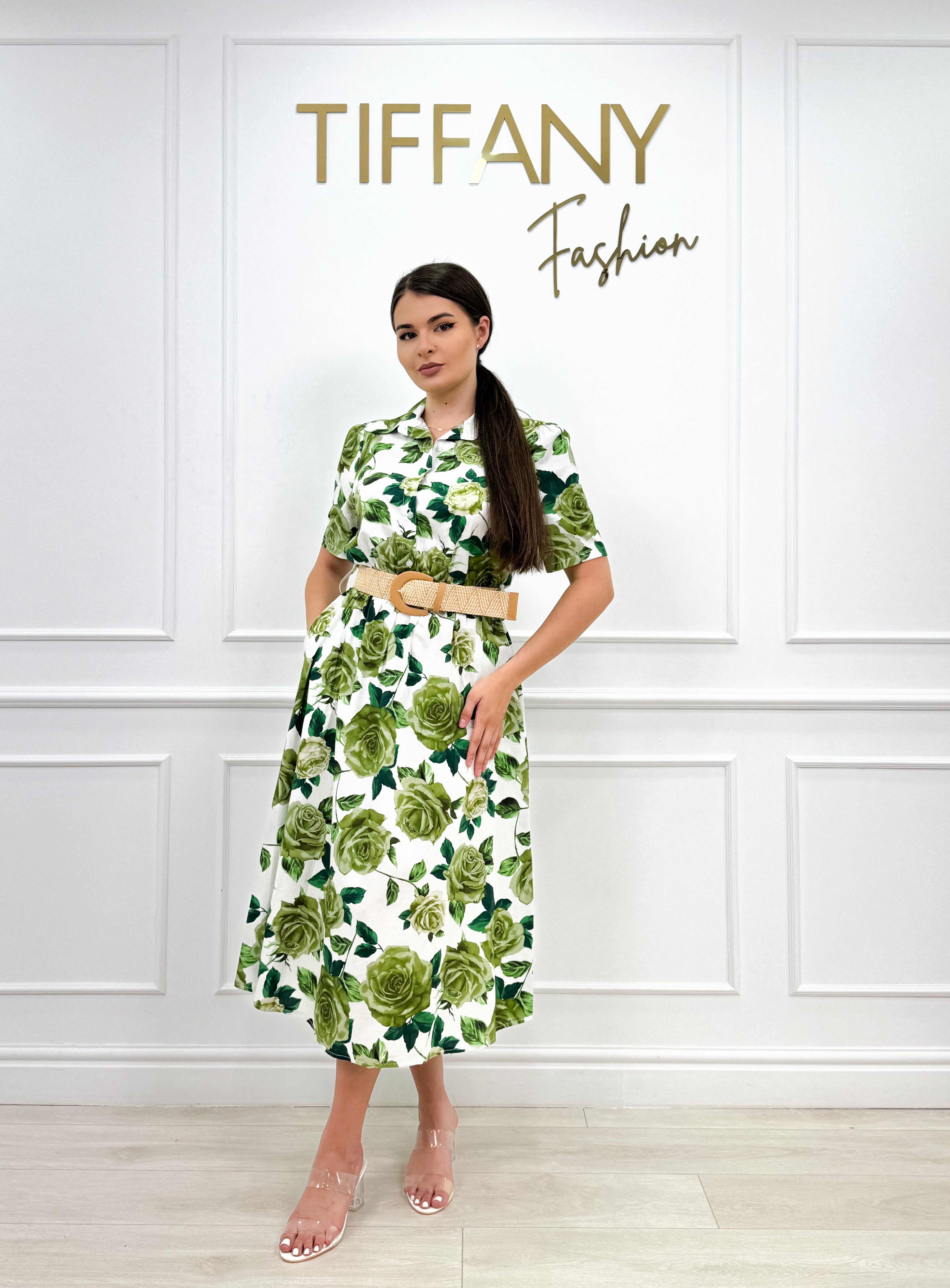 Rochie Rina Green