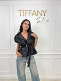 Vesta Myca Black Piele Ecologica