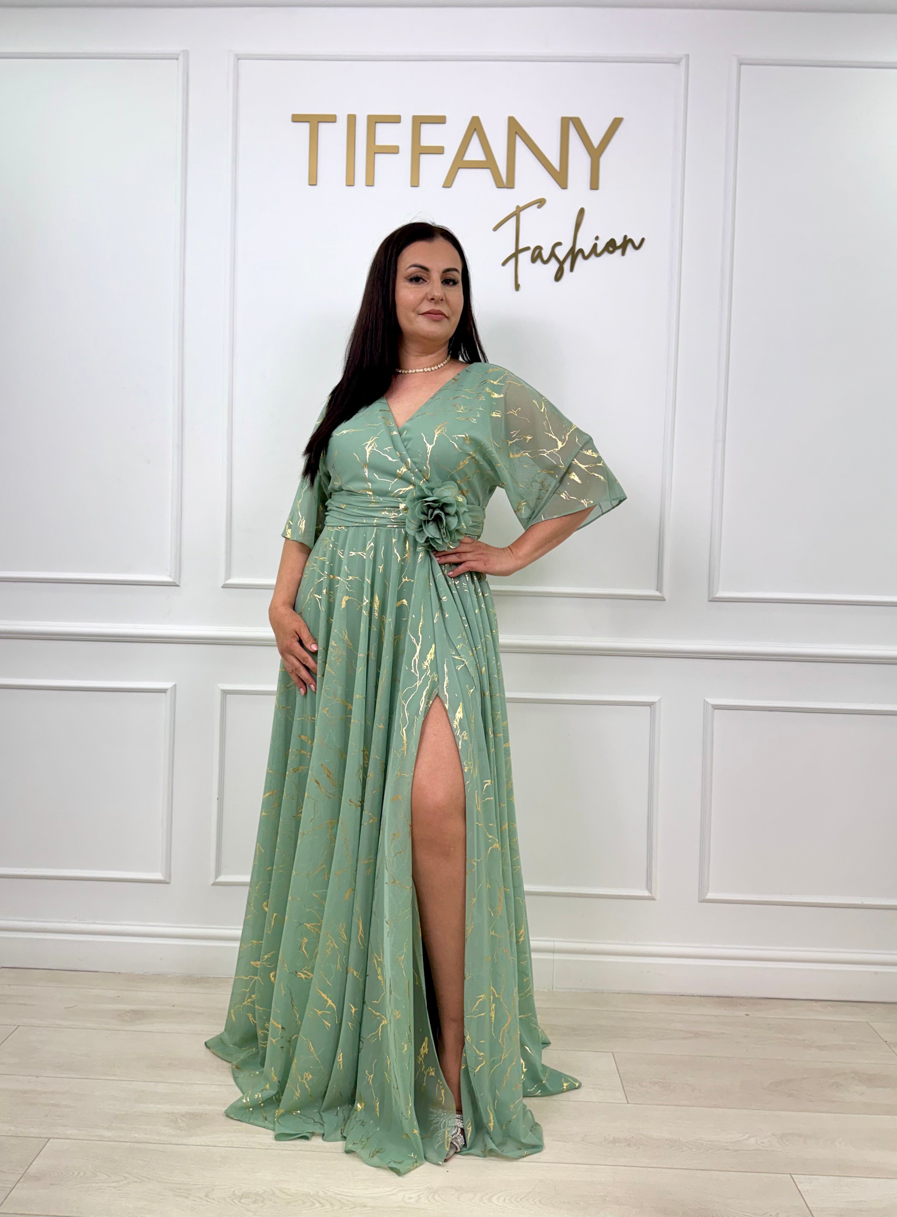 Rochie Karira Mint