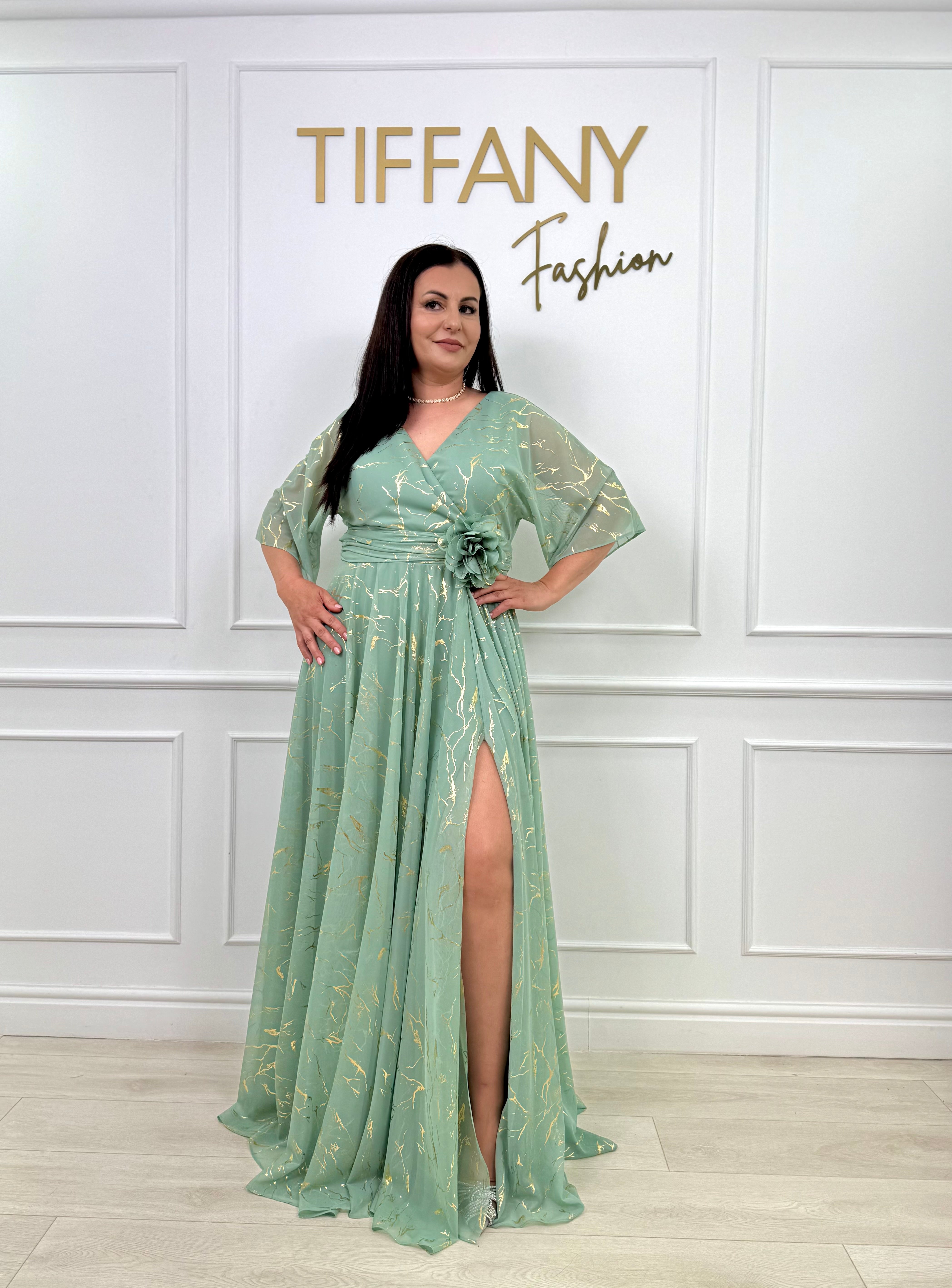 Rochie Karira Mint