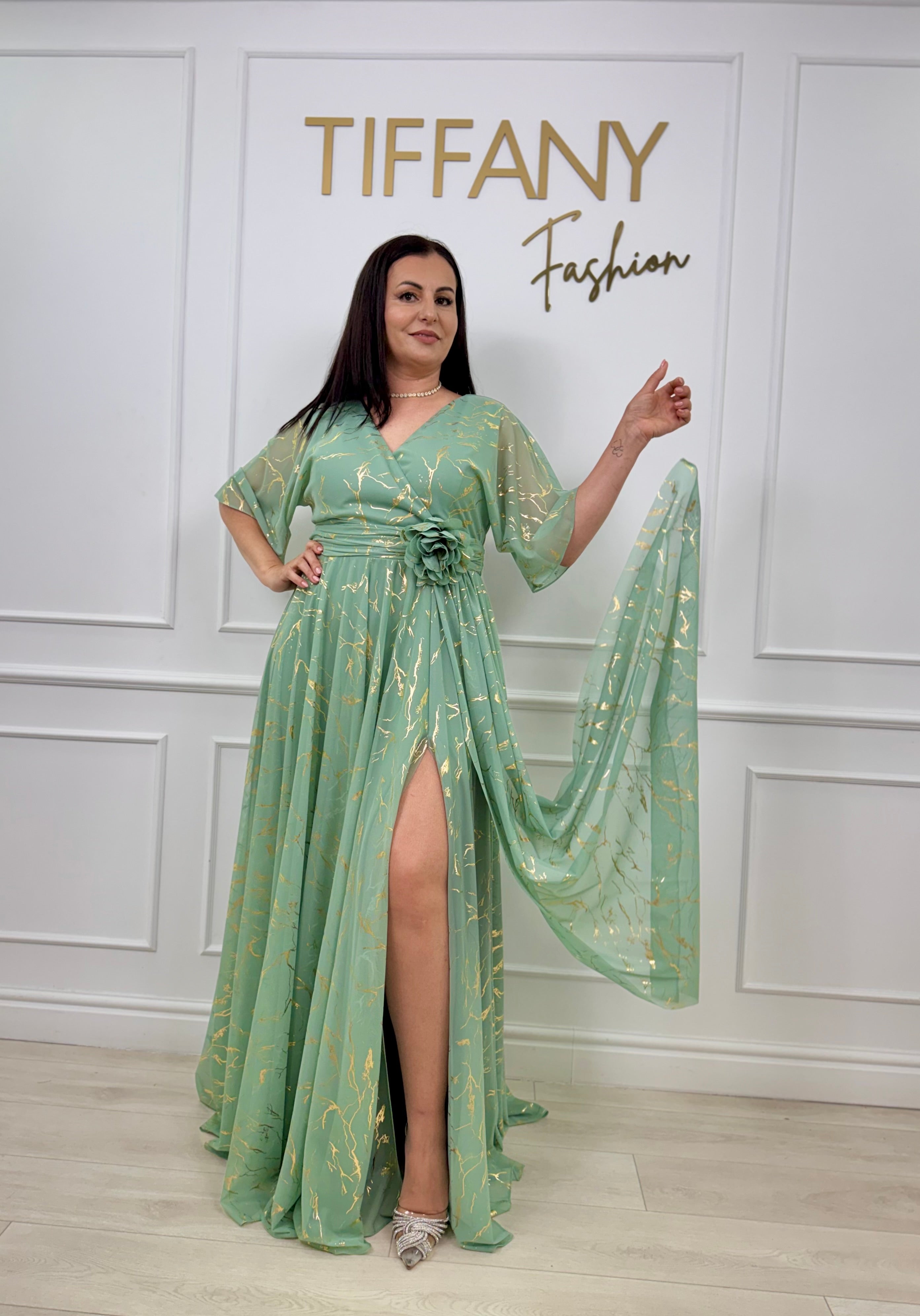 Rochie Karira Mint
