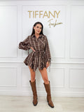 Rochie Franco Brown