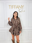 Rochie Franco Brown