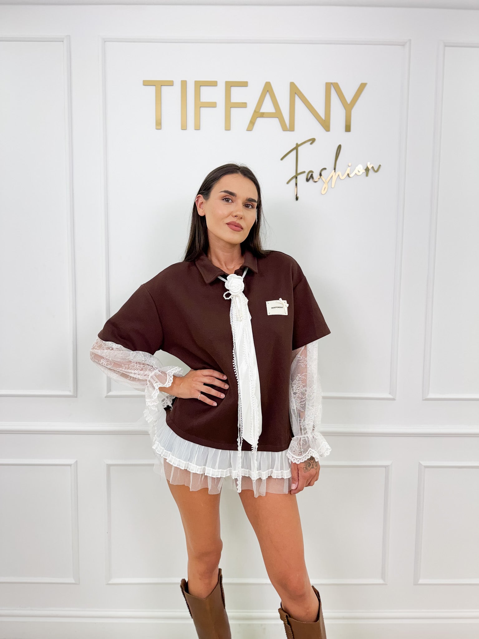 Rochie Yone Brown