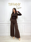 Pantaloni Zeny Brown