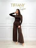 Pantaloni Zeny Brown