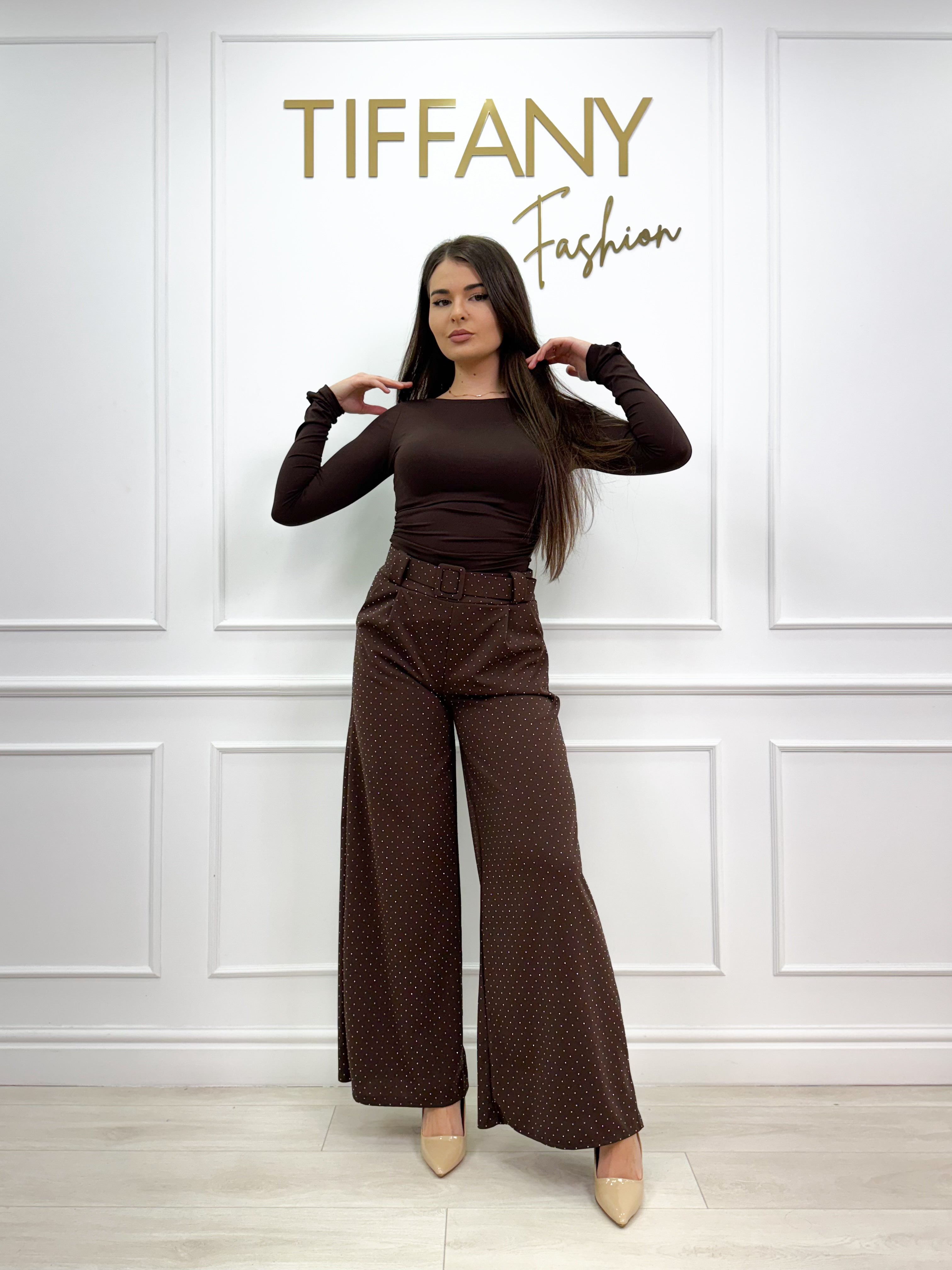 Pantaloni Zeny Brown