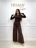Pantaloni Zeny Brown