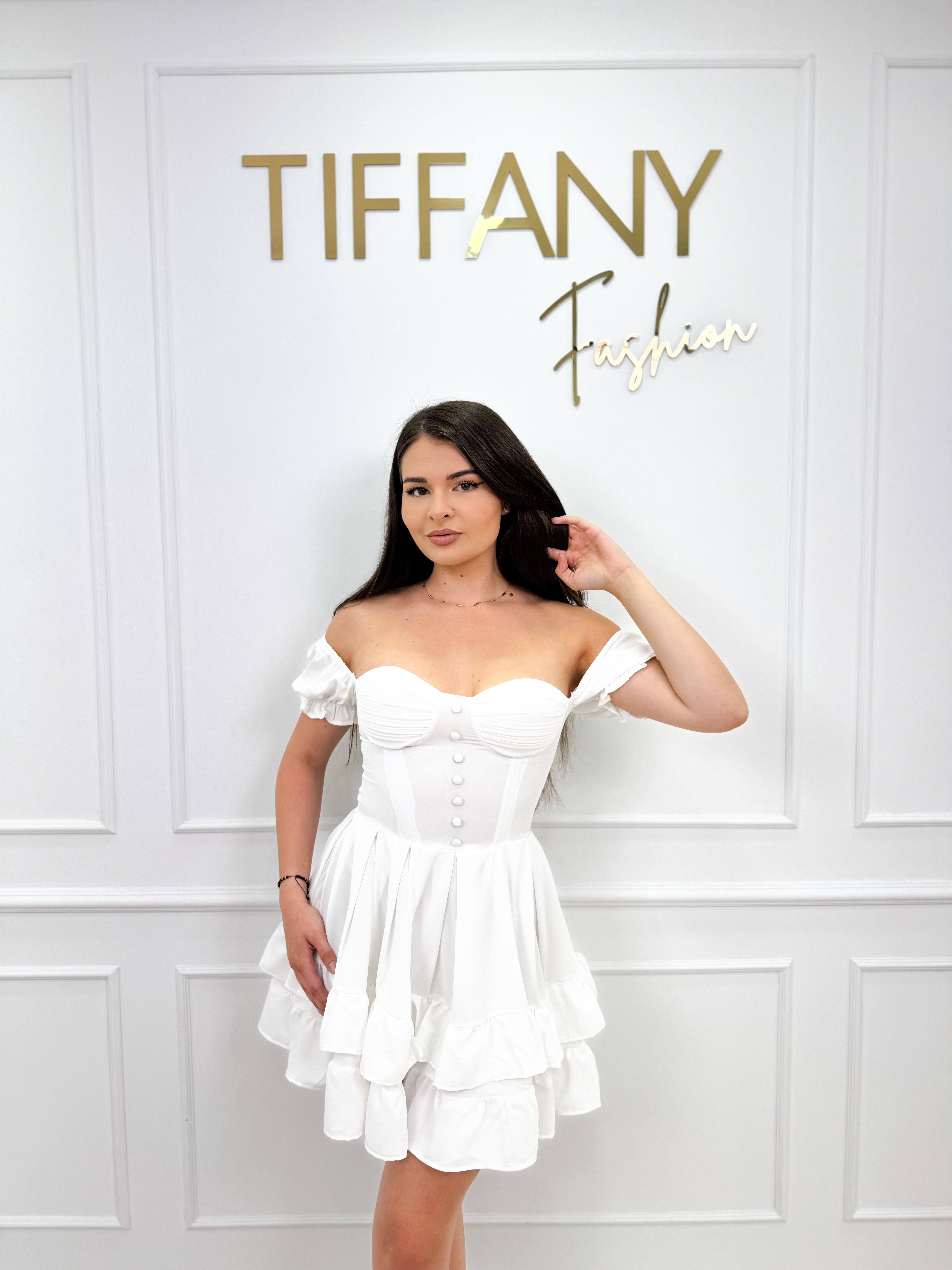 Rochie Vegas White