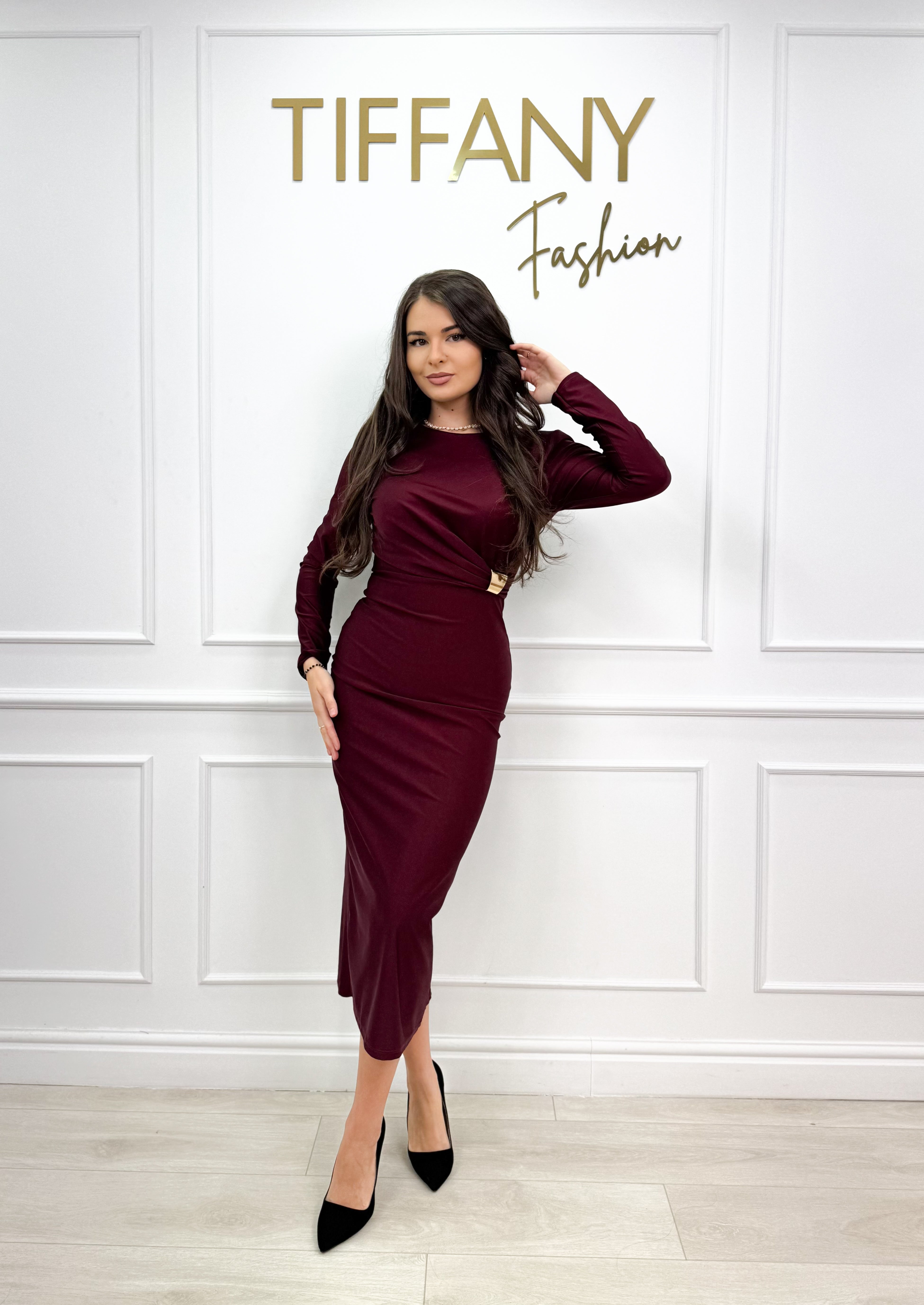 Rochie Papo Burgundy