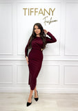 Rochie Papo Burgundy