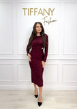 Rochie Papo Burgundy