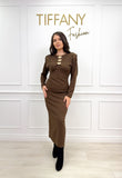 Rochie Marilu Brown