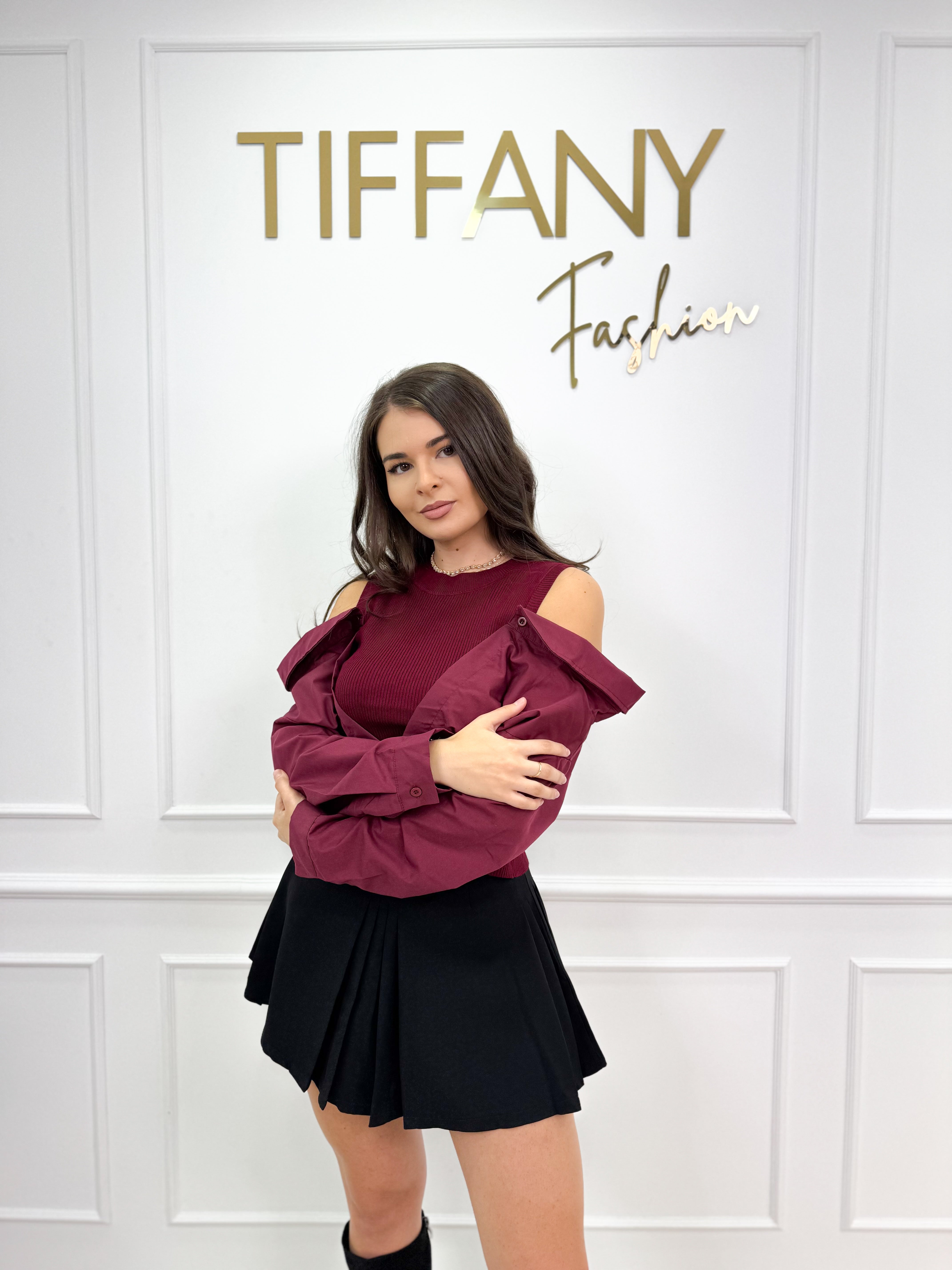 Bluza Liri Bordo