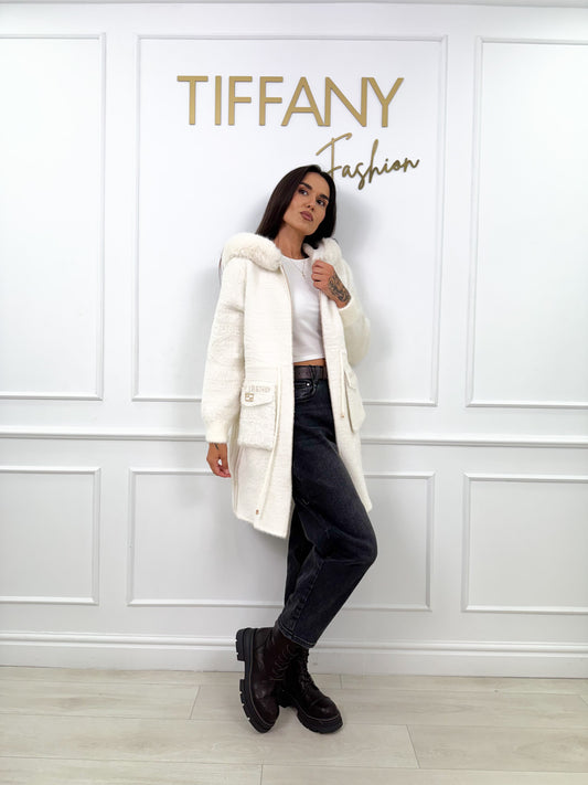 Cardigan Ozana White