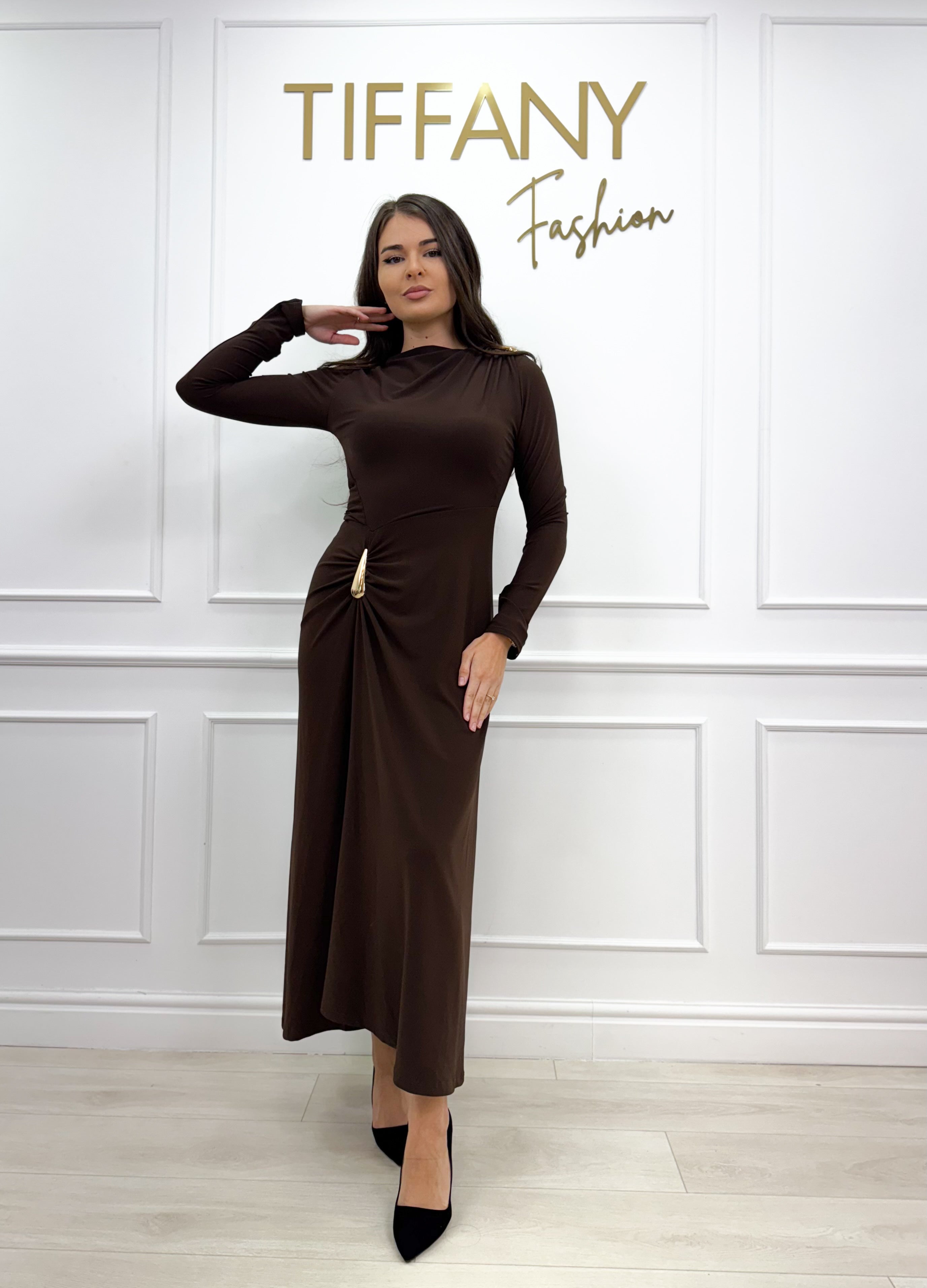 Rochie Elisa Brown