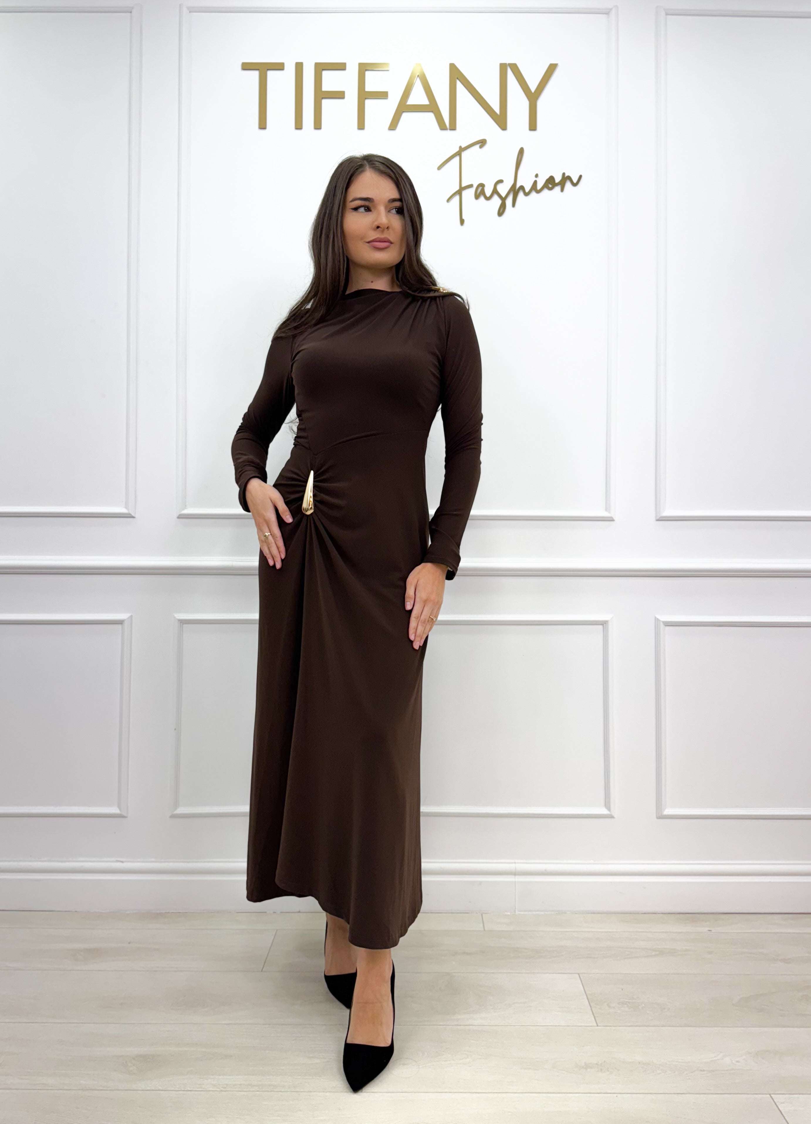 Rochie Elisa Brown
