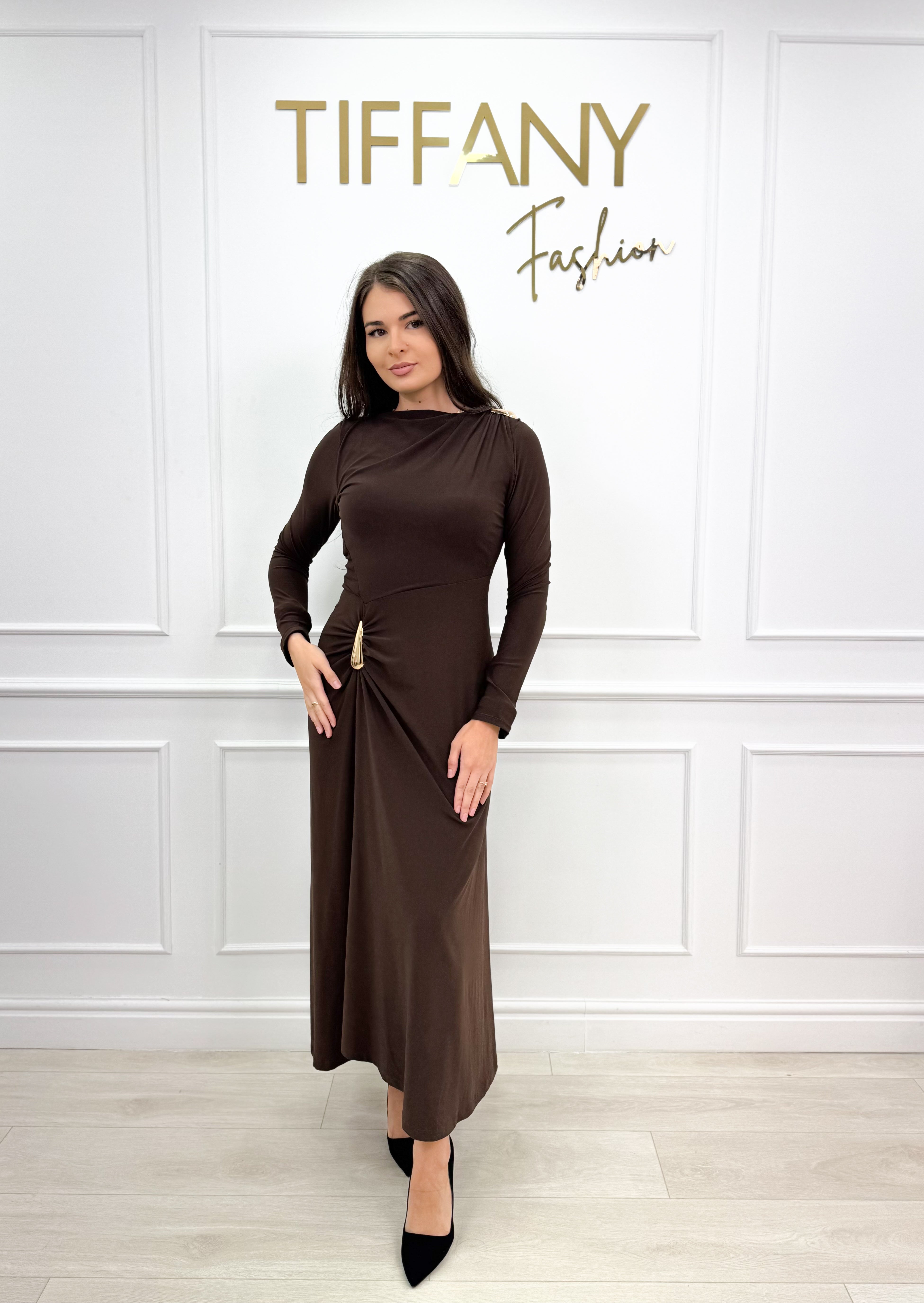 Rochie Elisa Brown