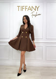 Rochie Colle Brown
