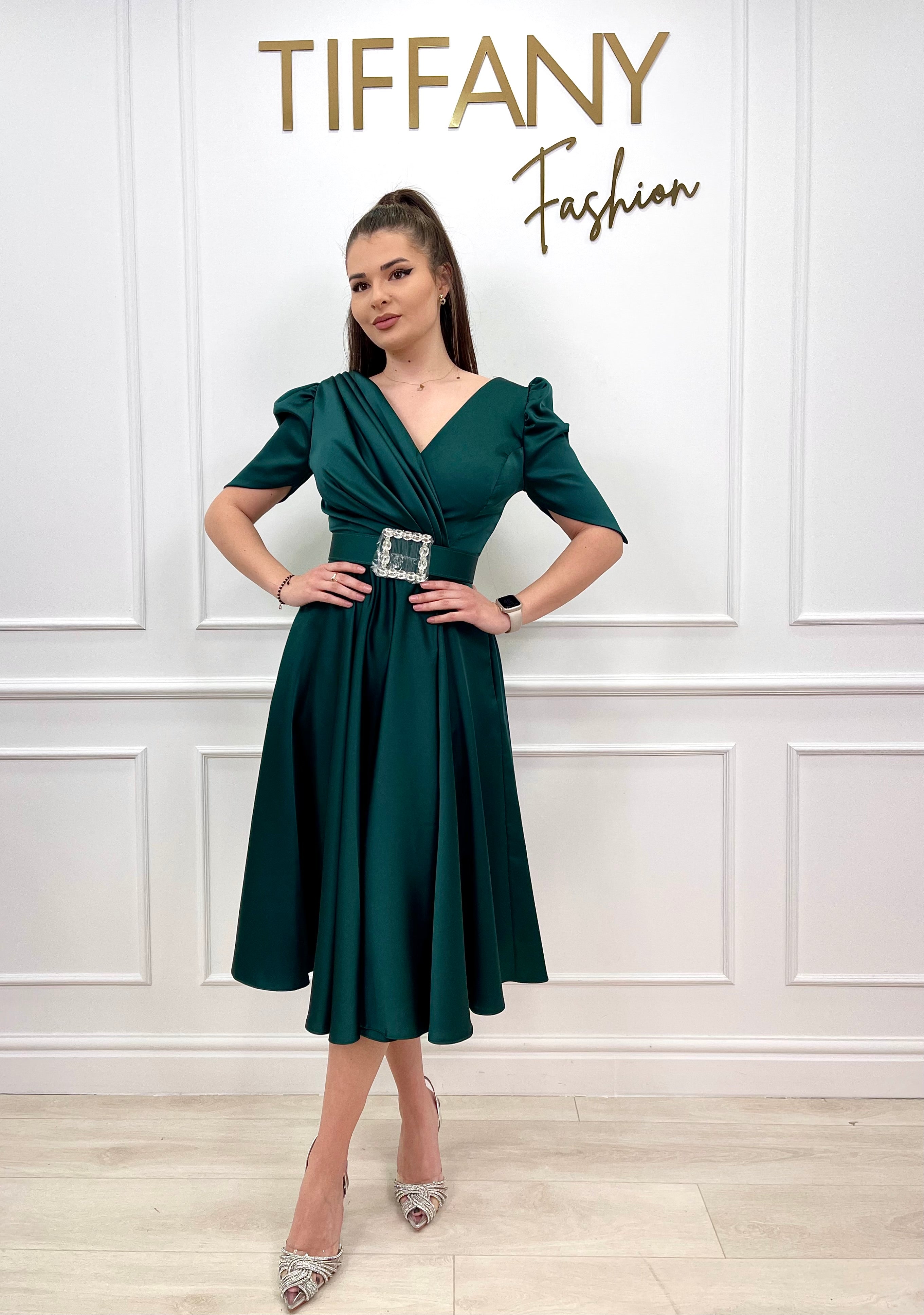 Rochie Aby Green