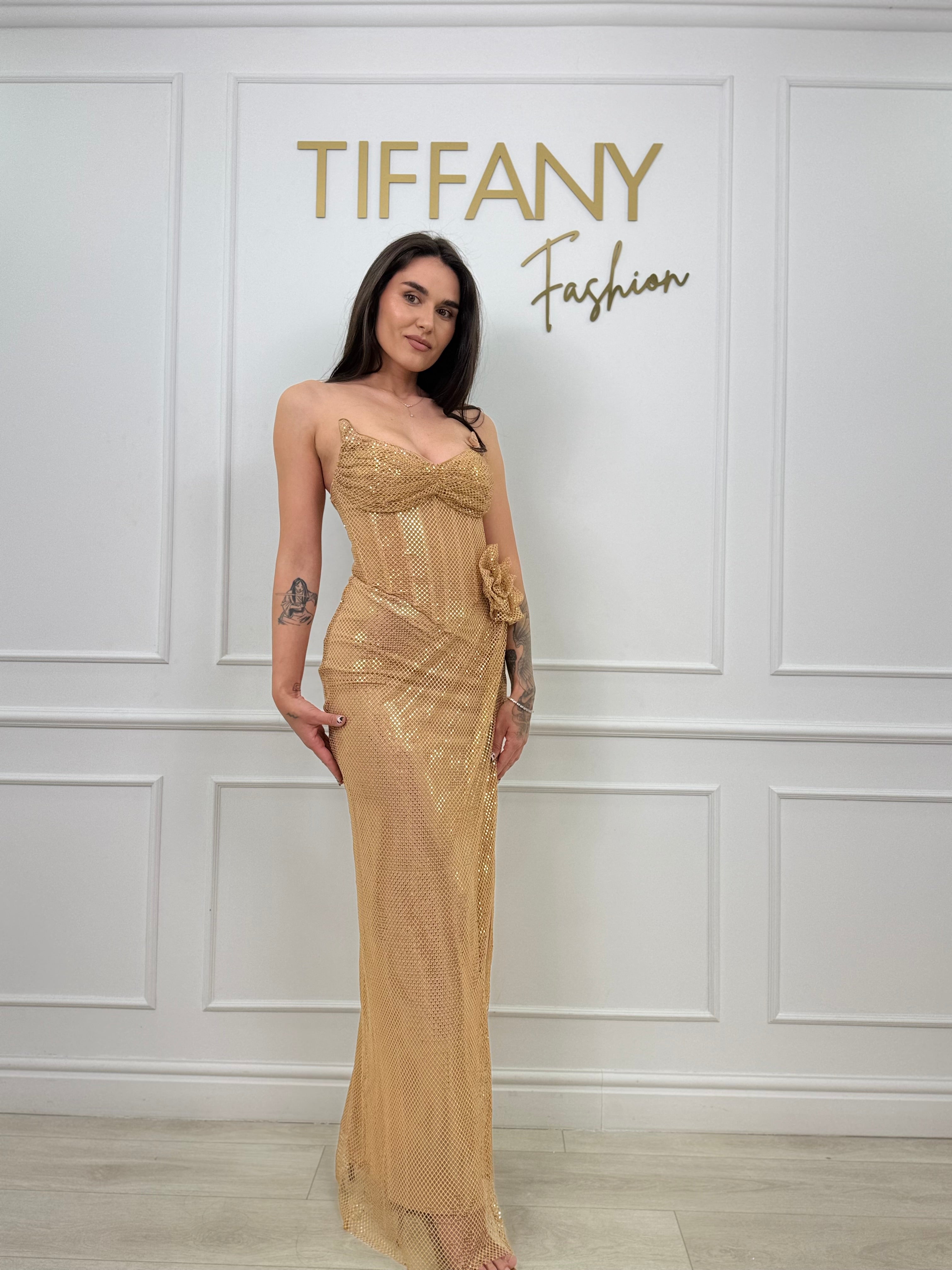 Rochie Zeny Gold