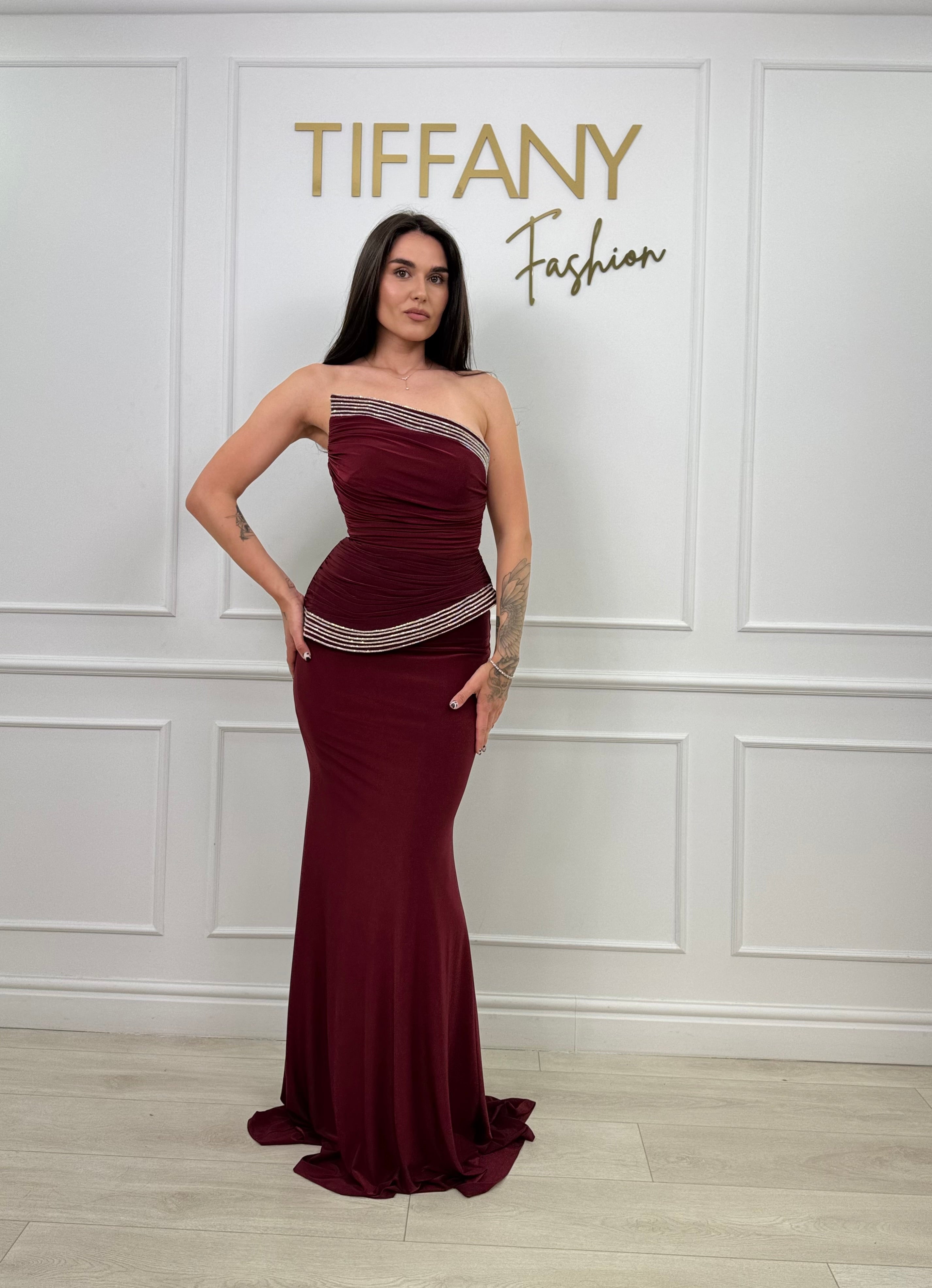 Rochie Valle Bordo