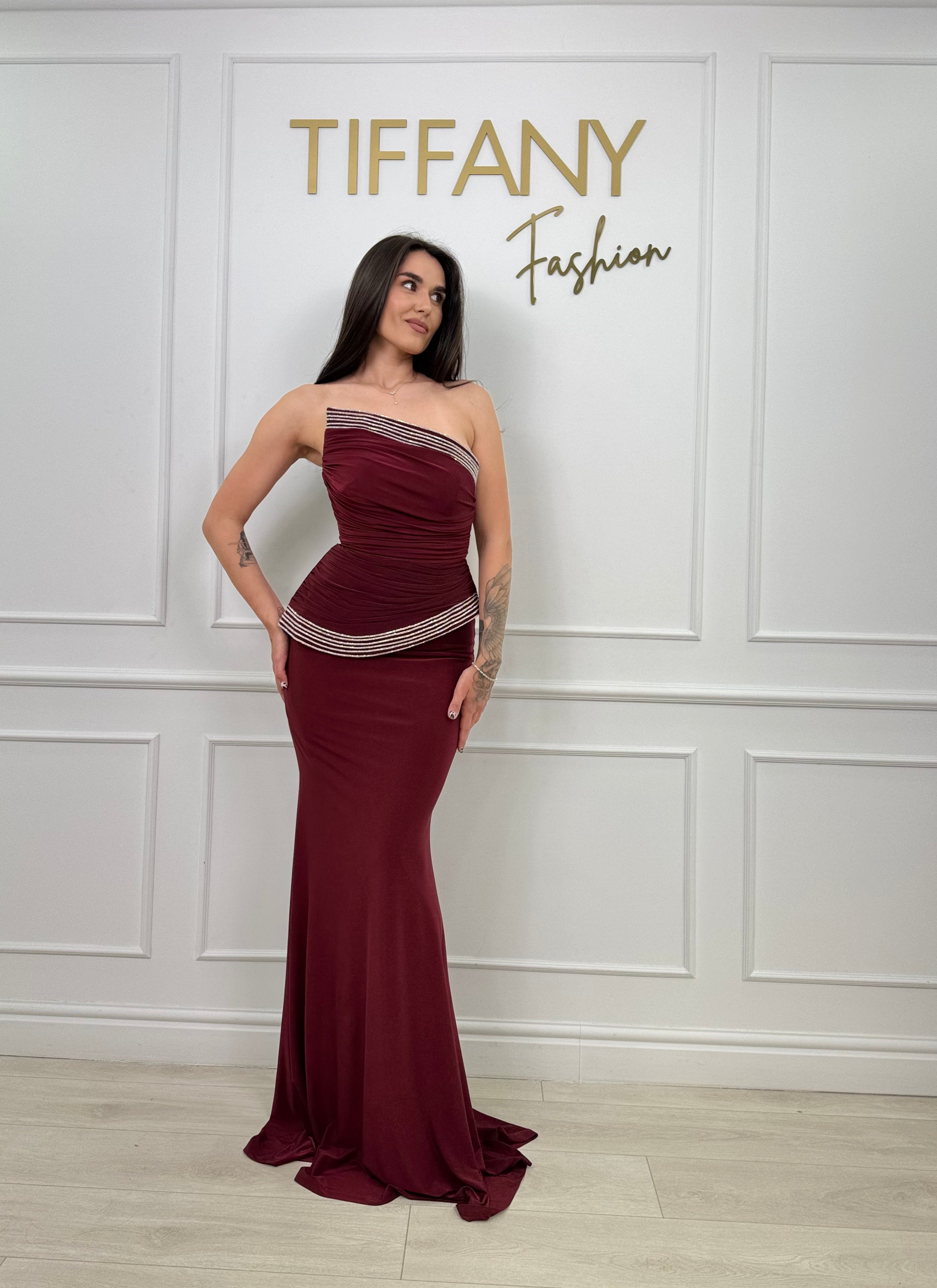 Rochie Valle Bordo