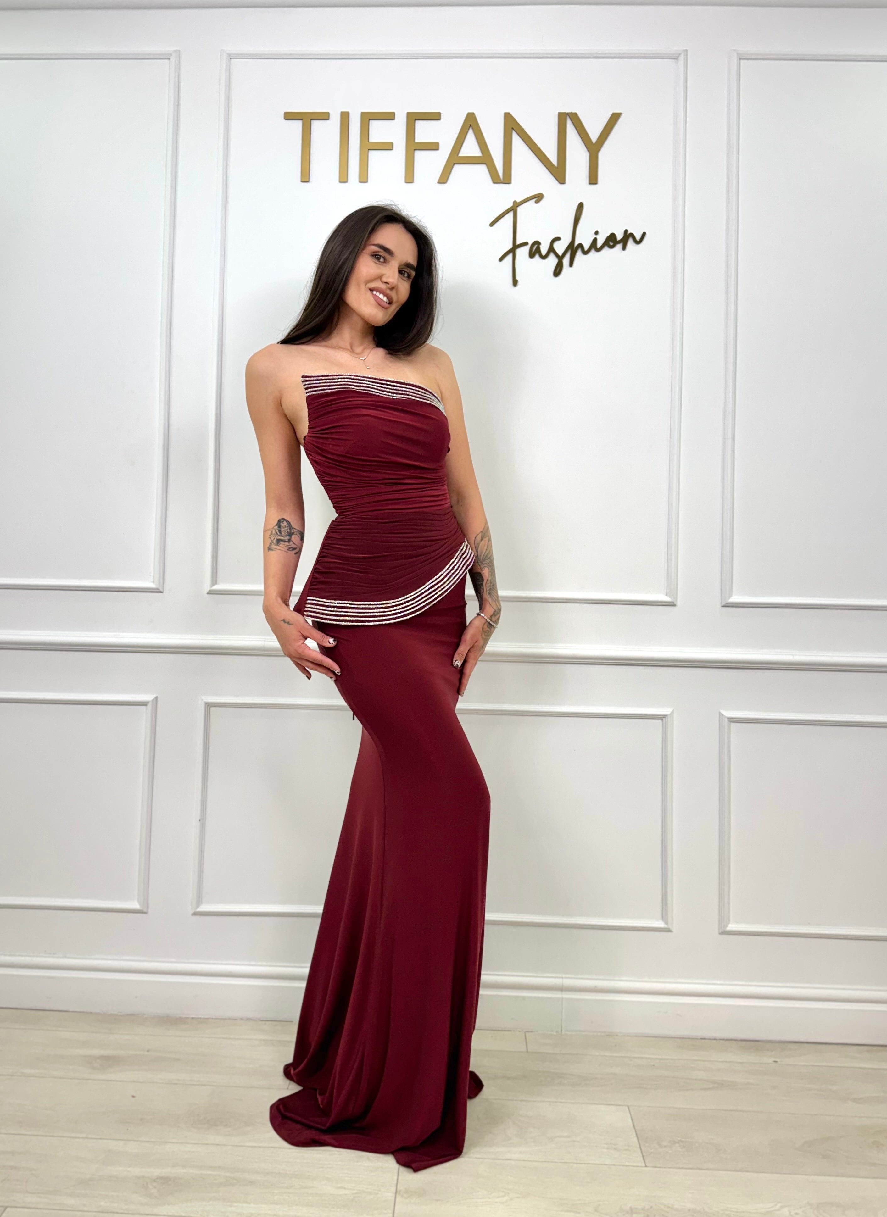Rochie Valle Bordo