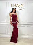 Rochie Valle Bordo