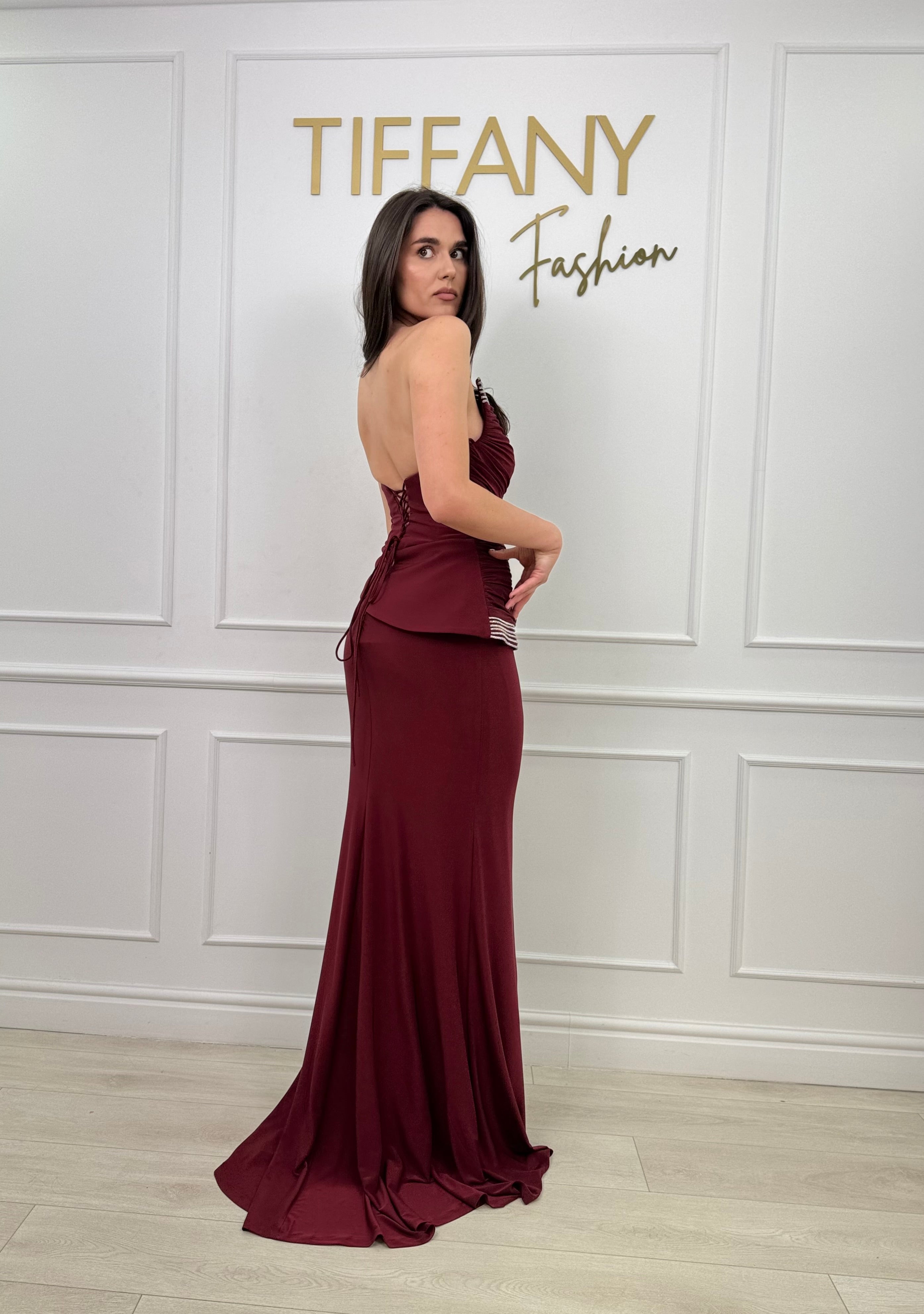 Rochie Valle Bordo