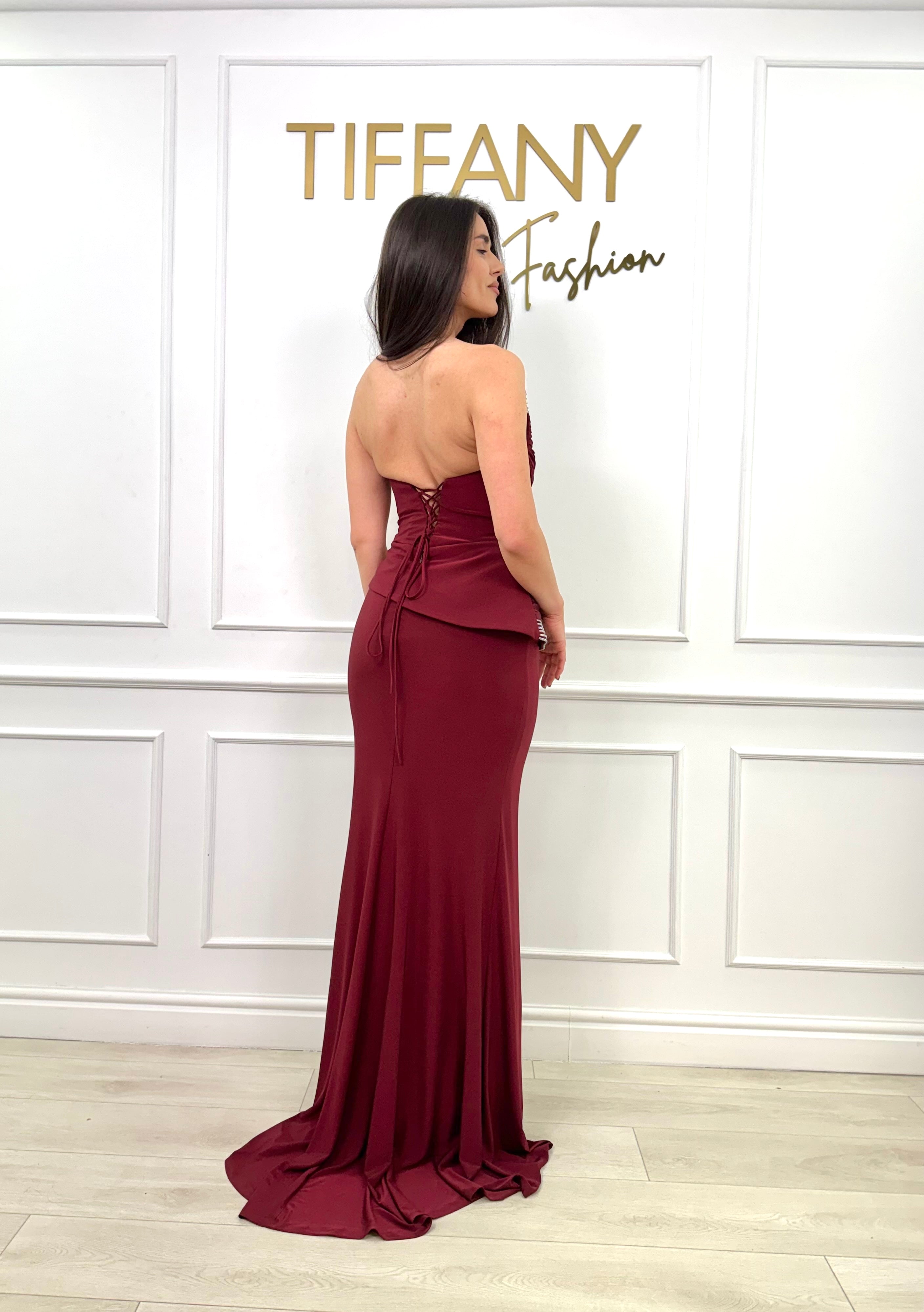 Rochie Valle Bordo