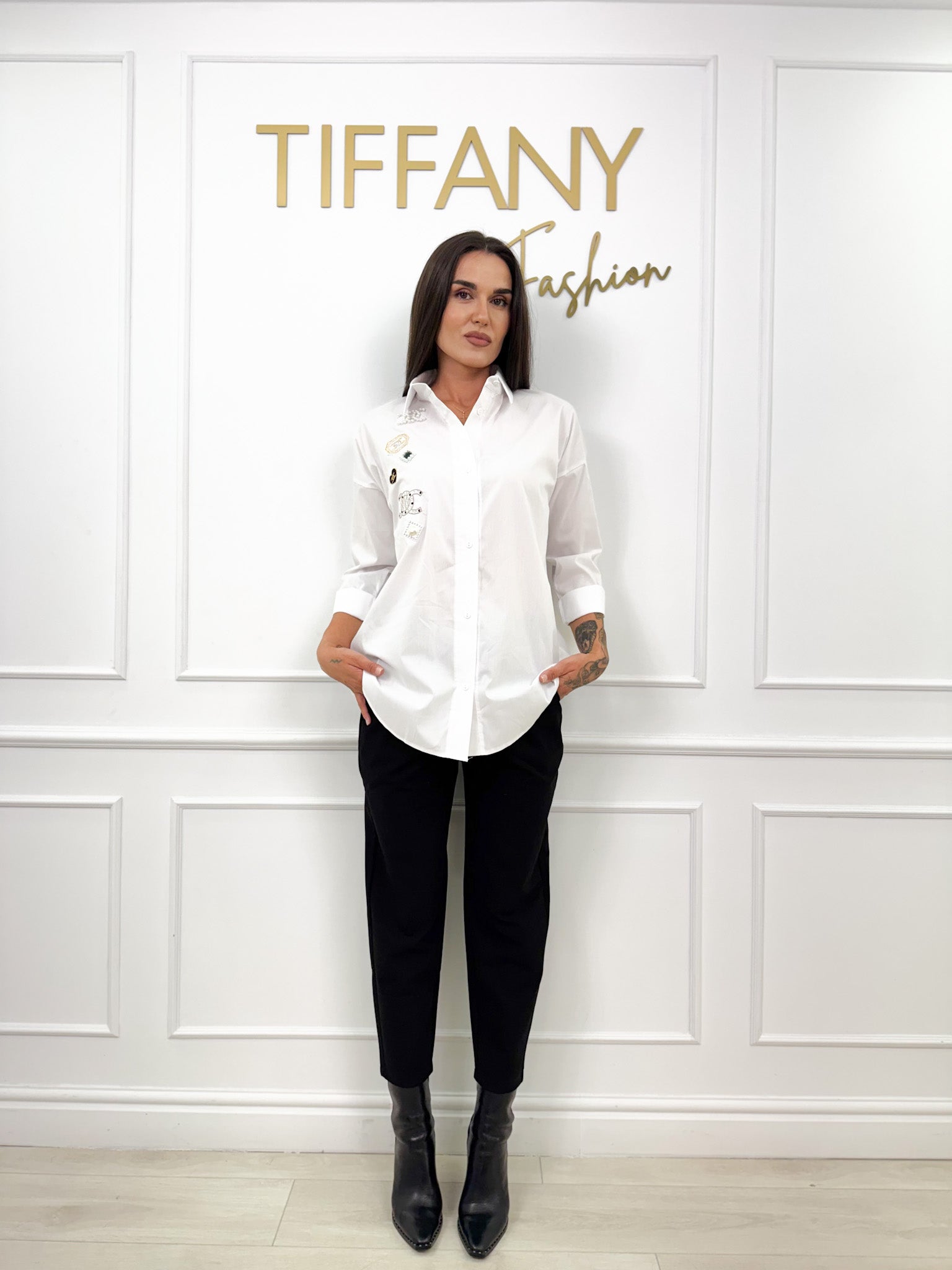 Camasa Calby White