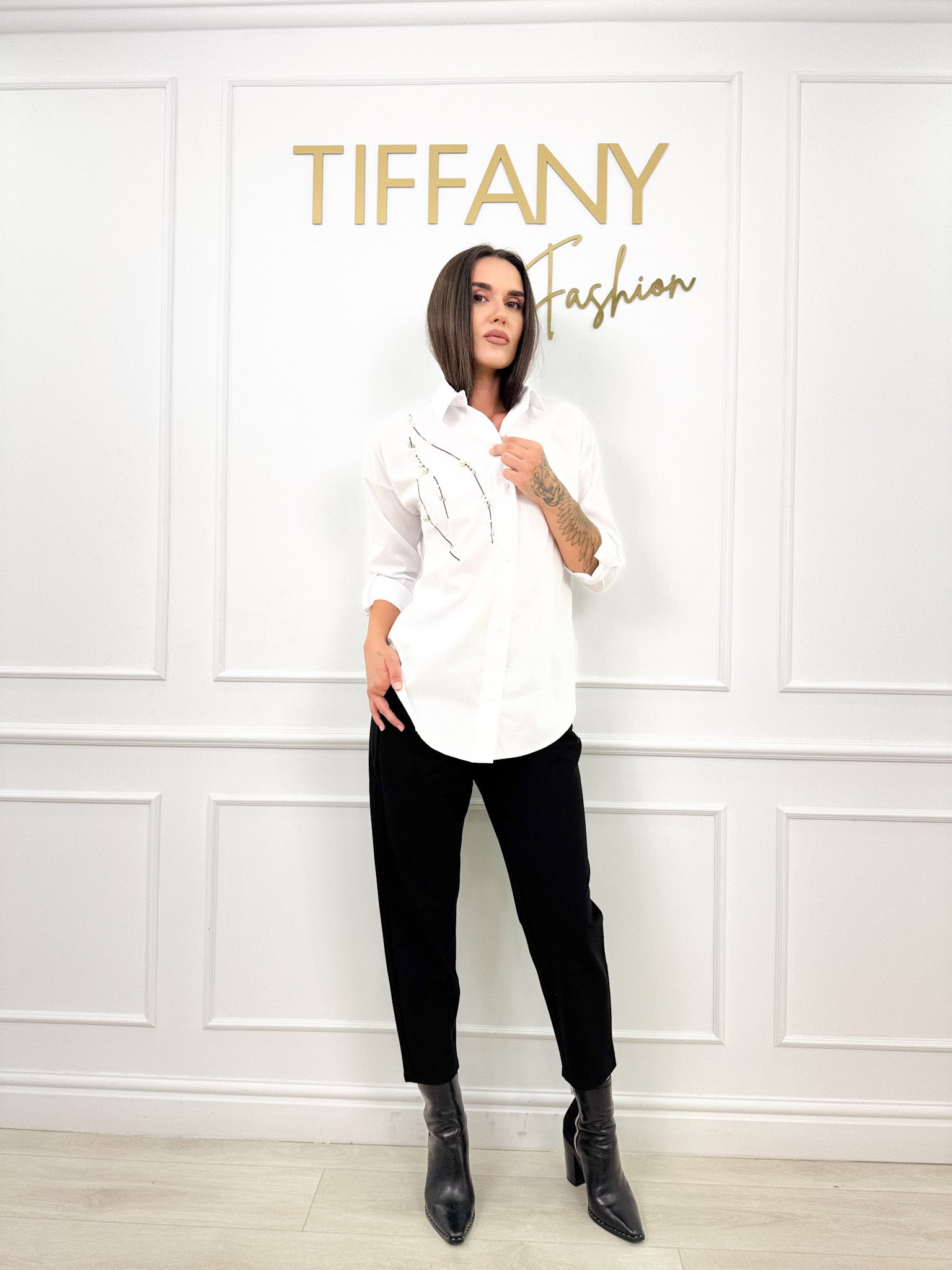 Camasa Caly White