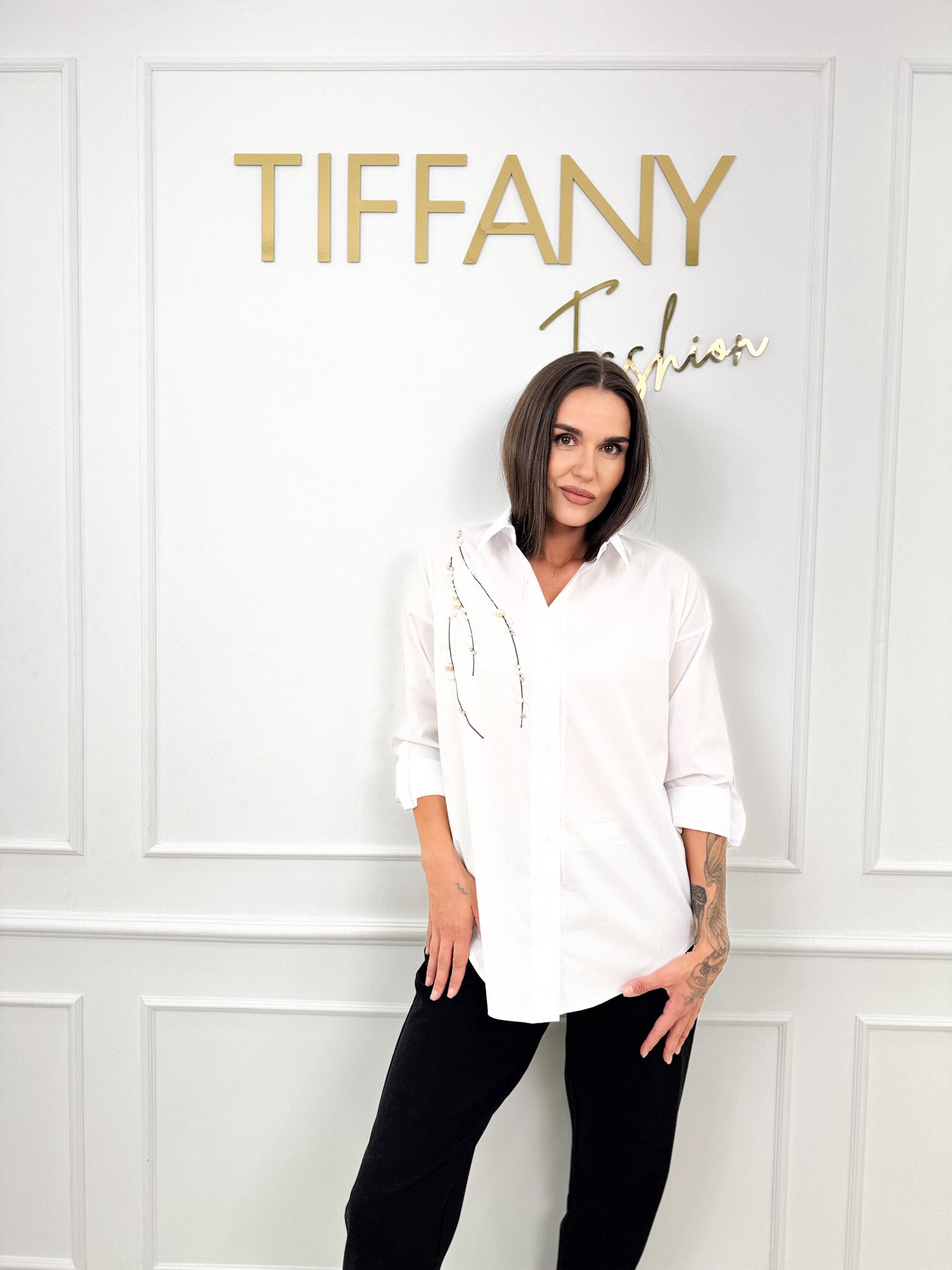 Camasa Caly White