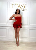 Rochie Amy Red