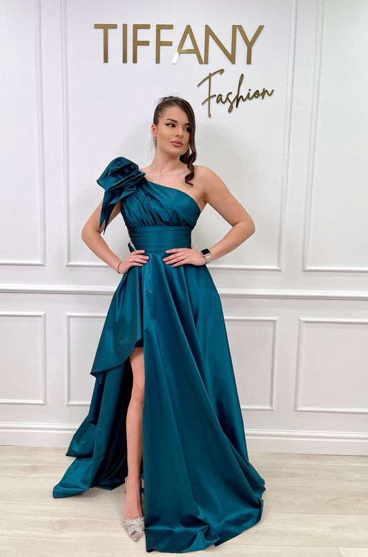 Rochie Meda Blue Petrol