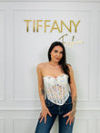 Corset Flora Blue