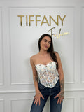Corset Flora Blue