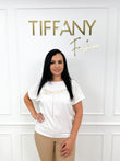 Tricou Jemy White /Gold