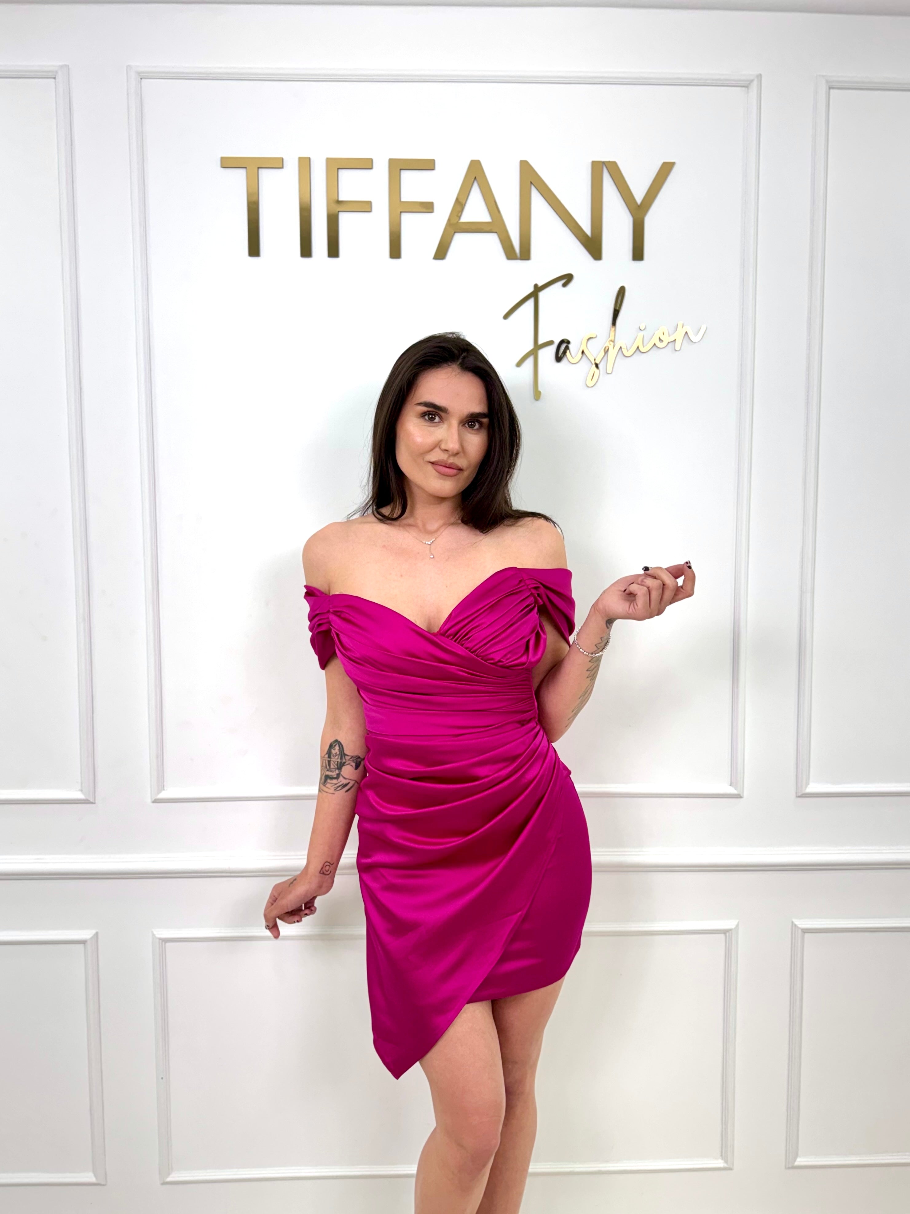 Rochie Poyet Fuchsia