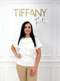 Tricou Jemy White /Gold